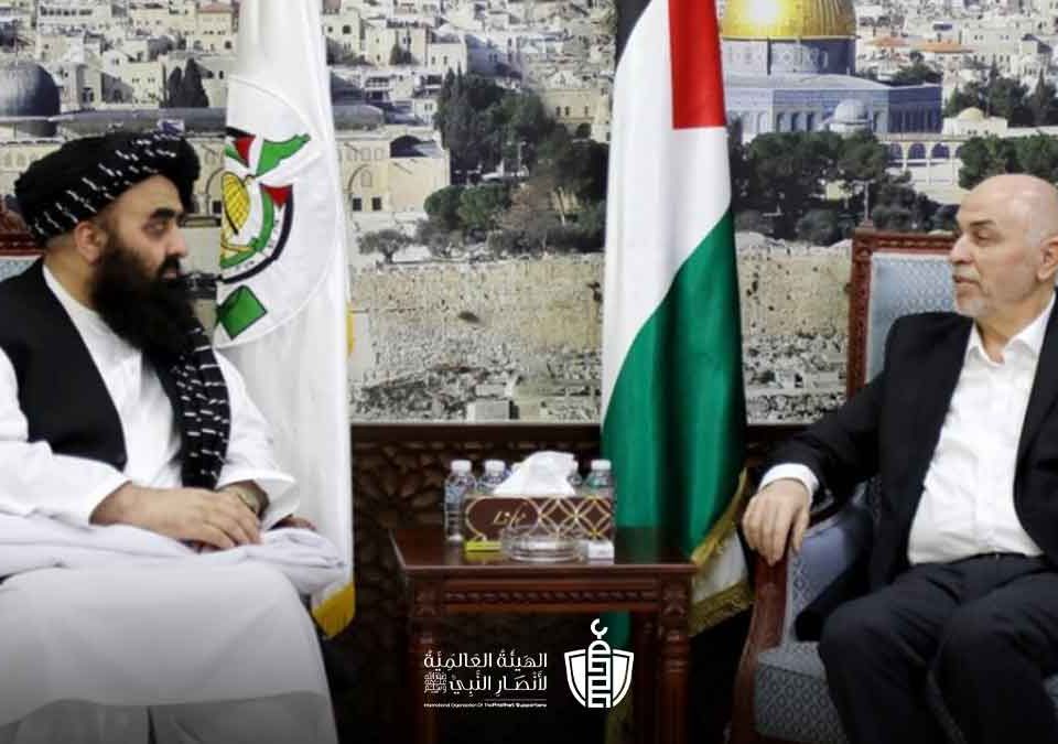 قيادة-حماس-تستقبل-وزير-الخارجية-الأفغاني