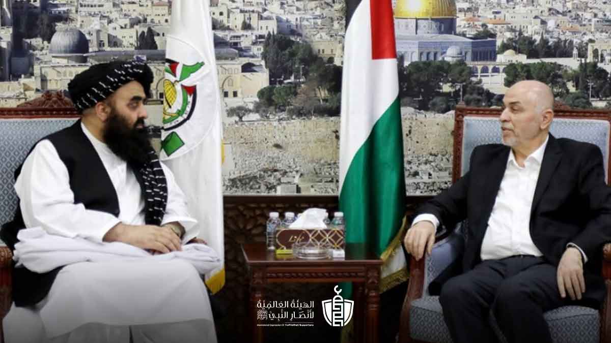 قيادة-حماس-تستقبل-وزير-الخارجية-الأفغاني